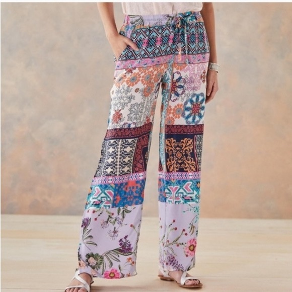 Feathers by Tolani Wide Leg Boho Pants Multi Color
Retail $185 - Picture 12 of 12